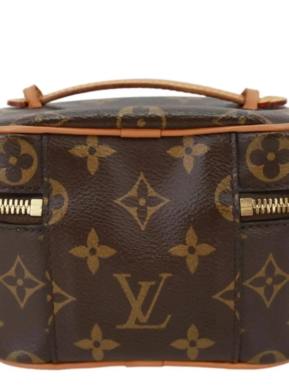 Louis Vuitton  Nice Nano Monogram Canvas Vanity Case Brown